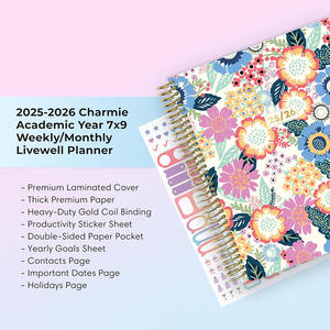 Benutzer definierte A5 Spiral Daily Weekly Planner Notebook Time Organizer Perfekter Office Notebook Planner - Product Image 2