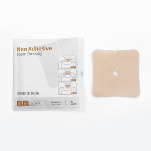 อะเล็กเซอร์ตกแต่งด้วยโฟมแผ่นไฮโดรฟิลิกไม่ติดกาวปราศจากเชื้อแผ่นปิดแผลแผลกันน้ำทรงสี่เหลี่ยมซึมซับน้ำได้ดี - Product Image 5