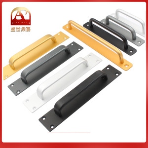 Aluminum Alloy <b>Door</b> Handle Gold Minimalist Design Easy Installation For Wood <b>Door</b> Sliding <b>Door</b> Barn <b>Door</b> - Product Image 5