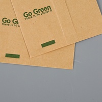 Sac d'emballage en papier Kraft personnalisé, couteau fourchette serviette couverts sac d'emballage biodégradable pour Restaurant