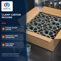 Clôture temporaire en treillis soudé traité thermiquement durable avec base en plastique amovible pour la protection du périmètre des chantiers de construction et des événements extérieurs