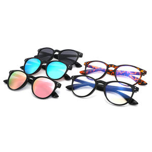 Gafas de sol unisex con montura ovalada, lentes de PC negras, protección UV400 para el sol, pesca, excursiones, uso a la moda - Product Image 4