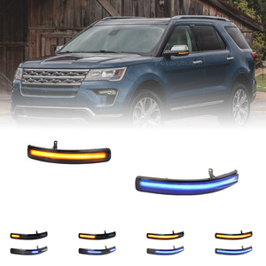 Feux de clignotants séquentiels pour rétroviseurs Ford Explorer 2011-2019 LHD, clignotants dynamiques, feux de coin LED - Product Image 2