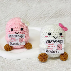 Halloween Crocheted <b>Marshmallow</b> Dolls - Handmade Positive Energy <b>Gifts</b> for Kids - Product Image 4