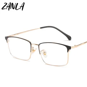 2023新款复古男士金属小框眼镜高品质透明眼镜框透明镜片眼镜框