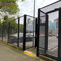 Venta al por mayor 358 paneles de valla recubierto de PVC 3D V doblado curvado jardín granja 358 valla de seguridad Barra plana 358 valla