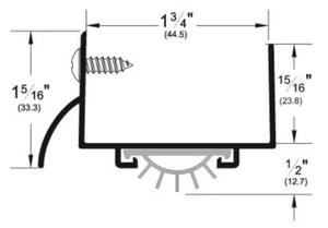 <span class=keywords><strong>Burlete</strong></span> de <span class=keywords><strong>aluminio</strong></span> y vinilo moderno para puerta y <span class=keywords><strong>ventana</strong></span> insonorizada, impermeable, antiinsectos, con <span class=keywords><strong>burlete</strong></span> de <span class=keywords><strong>goma</strong></span> para instalación de tornillos - Product Image 4