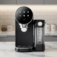 Machine à expresso domestique avec boîtier en plastique, écran tactile couleur, système de mousseur à lait tout-en-un pour barista à domicile, latte et cappuccino