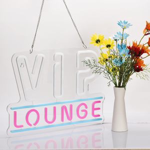 VIP Lounge LED al Neon decorazione da parete segno per ufficio Hotel Pub caffè feste di compleanno uomo grotta camera da letto decorazione in edifici negozi - Product Image 3