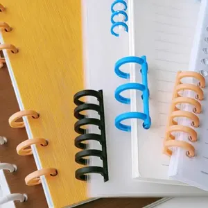 Bobina espiral de PVC Encuadernación de plástico Peine Anillo de encuadernación de libros para encuadernación de Papel de cuaderno