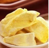 Vente en gros de nourriture saine, collations chinoises, chips croustillantes, tranches/poudre/cube de durian lyophilisés