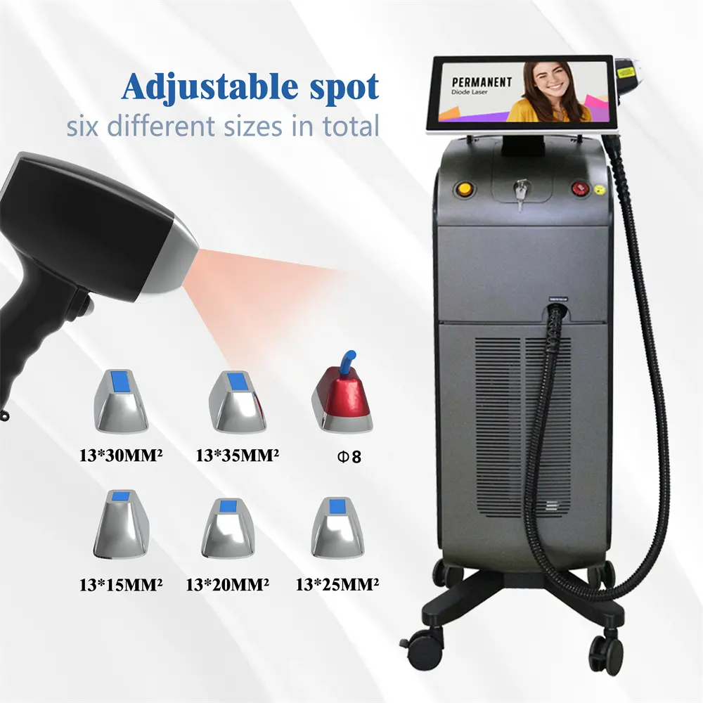 50% DISCOUNT KM Weifang Trio 755 808 1064 Ice Xl Pro Laser Diode Hair Removal Machine Epilator Price