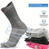 Chaussettes de basketball professionnelles personnalisées antidérapantes mi-mollet pour femmes, chaussettes longues montantes pour enfants, chaussettes de course épaisses à fond en tissu éponge pour hommes