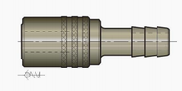 Connecteurs à dégagement rapide haute précision renforcés JJS-204-SV Norme AISI pour accessoires de moule et pièces de moule