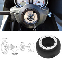 Volant de voiture de sport de course classique pour adaptateur de moyeu court en aluminium BMW E46 avec Kit Boss