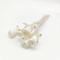 Diffuseur de parfum en bois de sola, petite fleur en sola, mini fleur en sola