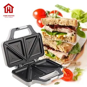 Deep fill sandwich maker fixed 2 slice electric portable sandwich maker grill