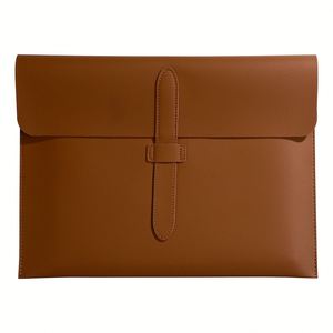 Waterproof A4 PU Leather Document Folder with Custom Logo Professional File Organizer for Business or Welcome Gifts - Product Image 2