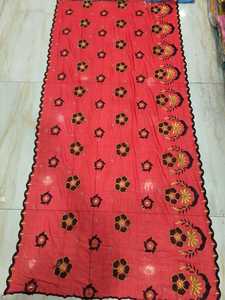 Sciarpa Hijab Estiva Dubai con Ricamo Floreale, Morbida e Traspirante, in Cotone Colorato, Stile Etnico Africano per Ragazze - Product Image 6