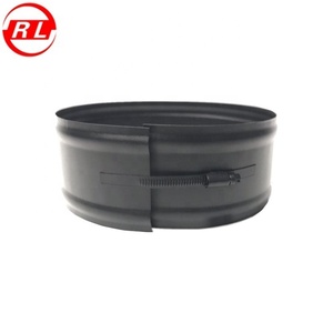 Système de cheminée en acier inoxydable noir isolé pour poêle à <span class=keywords><strong>bois</strong></span> - Product Image 6