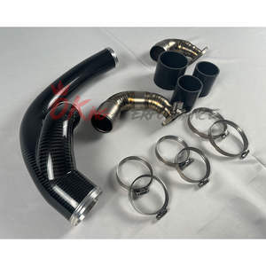 Sistem Asupan Udara Mesin RB26 DETT Pipa Inlet Y-Pipe Serat Karbon Kering untuk Nissan R34 GTR 1998-2002 - Product Image 2
