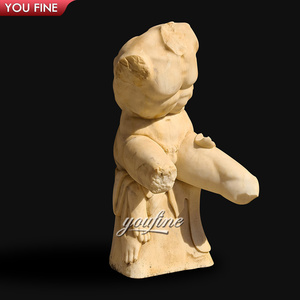 Escultura de Torso de Mármol Desnudo Griego Antiguo de Tamaño Real - Product Image 2