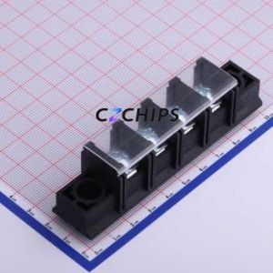 KF88SAM-16.0-4P Barrier Terminal Block Through hole Component (THT),P=16mm Connector With Cover Plate 16mm 1x4P Straight Pin - Product Image 1