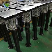 Fabriek Buiten Zonne-Muggenmoordenaar Lamp Binnenplaats Tuin Muggenmoordenaar Verlichting Dual-Purpose Elektrische Schok Muggenmoordenaar