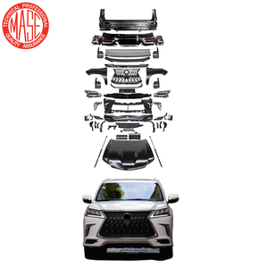 CZJF LX570 kit de carrocería de actualización para <span class=keywords><strong>Lexus</strong></span> 570 2008-2015 a <span class=keywords><strong>2018</strong></span> 2019 2020 LX570 modelo piezas de conversión parachoques faro Accesorios - Product Image 1
