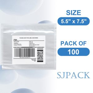 100 pochettes transparentes pour étiquettes d'expédition, auto-adhésives, pour listes de colisage et documents, pour l'emballage logistique - Product Image 2