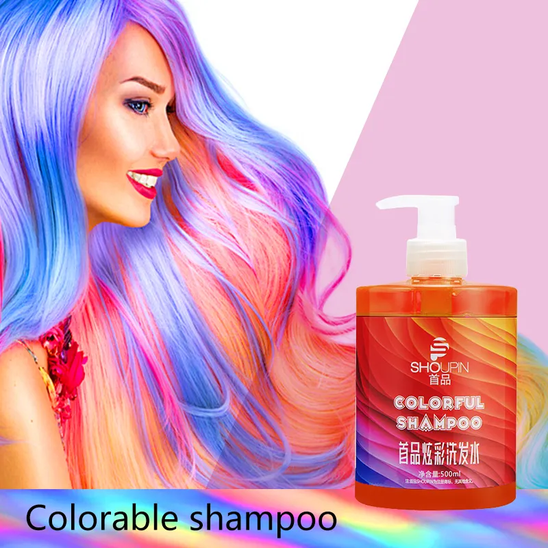 Tintura Shampoo fissaggio e bloccaggio del colore cura blu viola Bubble Shampoo giovane personalizzazione OEM per la tintura dei capelli delle donne