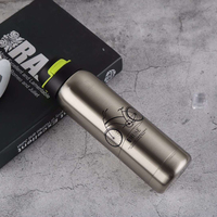 Bouteille isotherme portable réutilisable en acier inoxydable pour les voyages