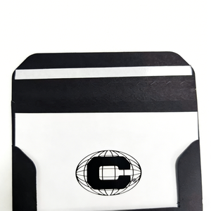 En stock, vente en gros, enveloppe en papier de couleur unie vintage noire de 18,5 x 12,5 cm, taille moyenne - Product Image 5