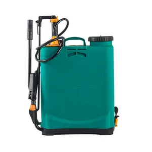 Pulverizador manual de mochila de plástico portátil para jardim 16L agrícola em promoção