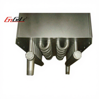 Radiateur à ailettes résistant aux acides pour la récupération de chaleur des gaz de combustion, permettant de réduire la consommation d'énergie des groupes électrogènes et la récupération des gaz usagés