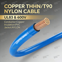 Cable Eléctrico THHN THWN XHHW THW 750 500 350 300 250 mcm, Conductor de Cobre Puro, Aislamiento de PVC, Revestimiento de Nailon, 600V