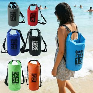 Bolsa Impermeable Grande para Kayak, Natación, Senderismo, Camping, Mochila de Almacenamiento Flotante Plegable con Correa para el Hombro - Product Image 1