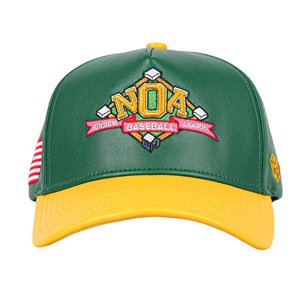 Tcap China 5 Panels Baseball Caps Custom Embroidery logo Leather Cap - Product Image 4