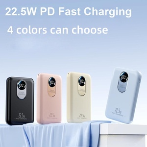 Banque de puissance de <span class=keywords><strong>poche</strong></span> Portable 10000mAh 20W <span class=keywords><strong>sortie</strong></span> USB-C 22.5W affichage LED de charge rapide coloré haute capacité 3A japon - Product Image 6