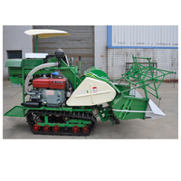 Moissonneuse-batteuse à grains Wubota Mini haute productivité pour la récolte du riz et du blé, mini-moissonneuses de riz