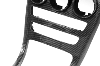 Couverture de console intérieure en fibre de carbone pour tableau de bord Mercedes Benz Classe C W205 AMG C43 C63 Remplacement direct