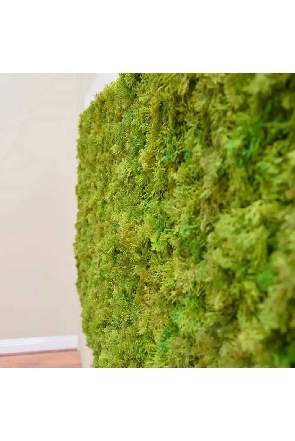 UV màu xanh lá cây chống cháy nhân tạo Tuần Lộc rêu Mat 25cm 10 inch cỏ CuộN cây ngoài trời gỗ Hoàng Dương hàng rào tường trang trí