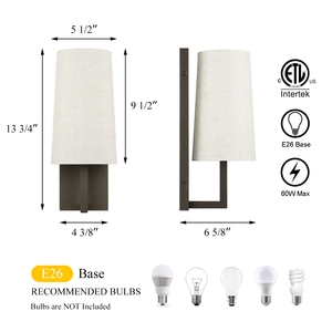 עיצוב הבית מינימליסטי יצירתי חדר שינה ליד המיטה הוביל קיר מנורת בד גוון מסדרון קיר קיר - Product Image 3