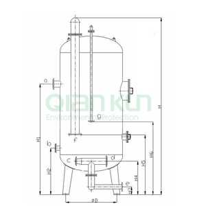 <span class=keywords><strong>Filtre</strong></span> à <span class=keywords><strong>sable</strong></span> automatique <span class=keywords><strong>Filtre</strong></span> de traitement de l'eau en circulation industrielle <span class=keywords><strong>Filtre</strong></span> d'irrigation agricole 7500L/heure jusqu'à 10 kW - Product Image 3