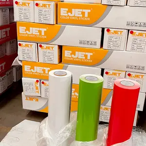 EJET self adhesive vinyl vinilo adhesivos roll plotter de corte de vinil color cutting vinyl sticker roll