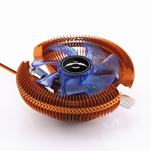 Air CPU cooler LGA 2011 computadora CPU fan 3pin E5 placa base iluminada Quiet <span class=keywords><strong>Desktop</strong></span> PC para X79 X99 2099 - Product Image 4