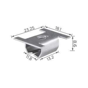 1FA New Hot Sale Edelstahl Auto Befestigungs elemente Metall Clips Befestigungs elemente Stahl <span class=keywords><strong>Clip</strong></span> Mutter <span class=keywords><strong>U</strong></span> Feder Schwarz Clips Befestigungs elemente