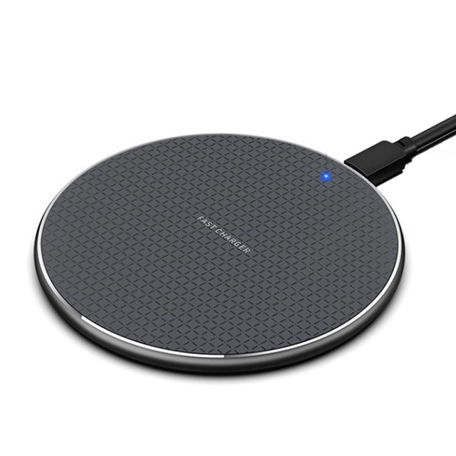 LED Light Fast Charging 10W 15W Wireless Charger Pad OEM for iPhone Mobile Phone Usage