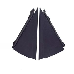 Car Rear <b>Door</b> Side Window Triangle <b>Plate</b> Black Plastic Left And Right Minimalist Design - Product Image 1