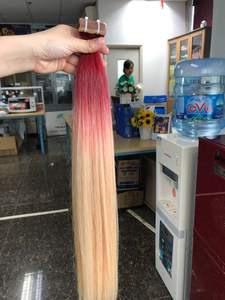 Extensiones de cabello virgen Remy humano liso y sedoso Máquina de trama doble elaborada en todos los estilos - Product Image 3